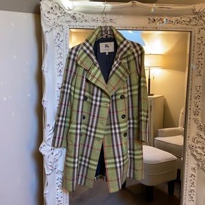Amazing vintage Burberry wool blend double breasted coat